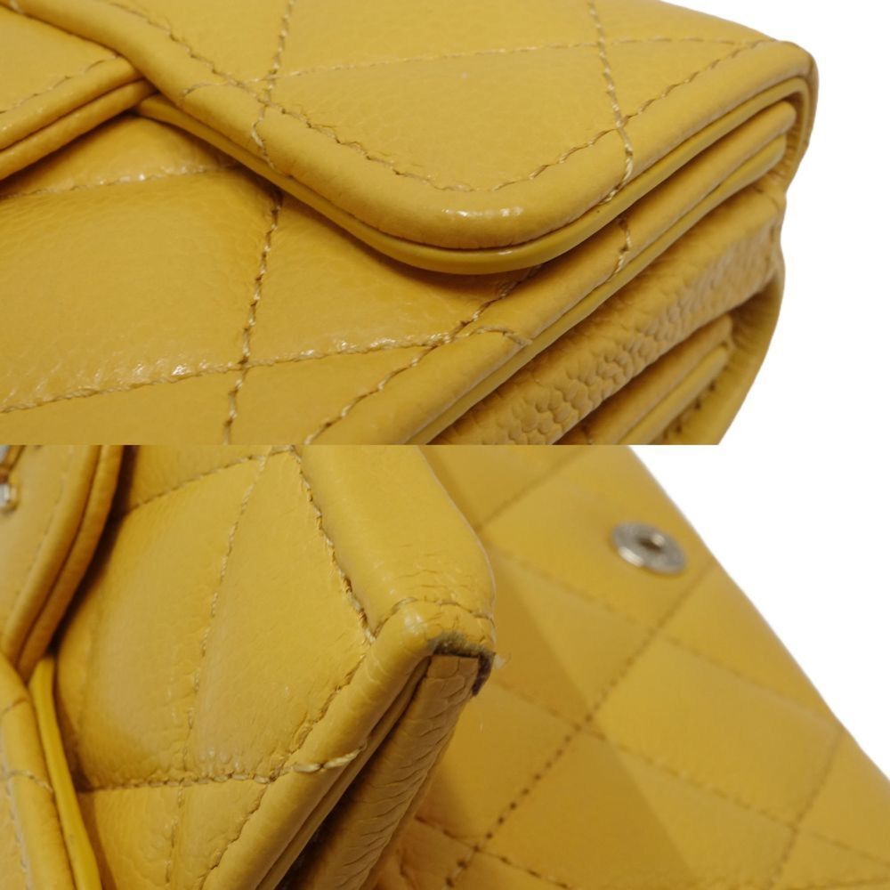 CHANEL Authentic Yellow Caviar Leather Wallet - Picture 4 of 10